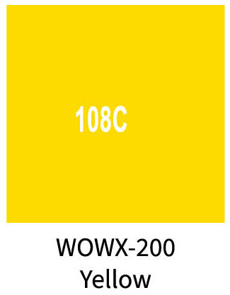 QCM WOWX-200 Yellow Plastisol Ink