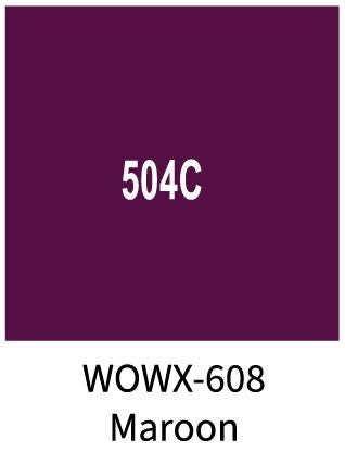 QCM WOWX-608 Maroon Plastisol Ink
