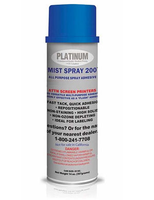 Platinum 200 Mist Adhesive 12oz can