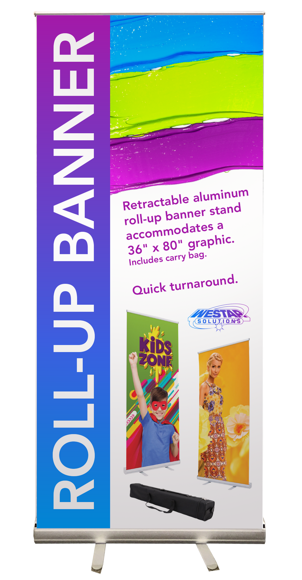 Retractable Banner and stand