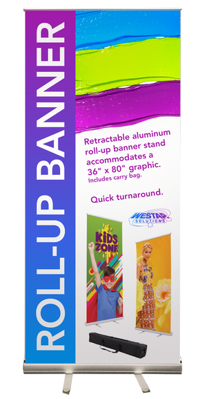 Retractable Banner and stand